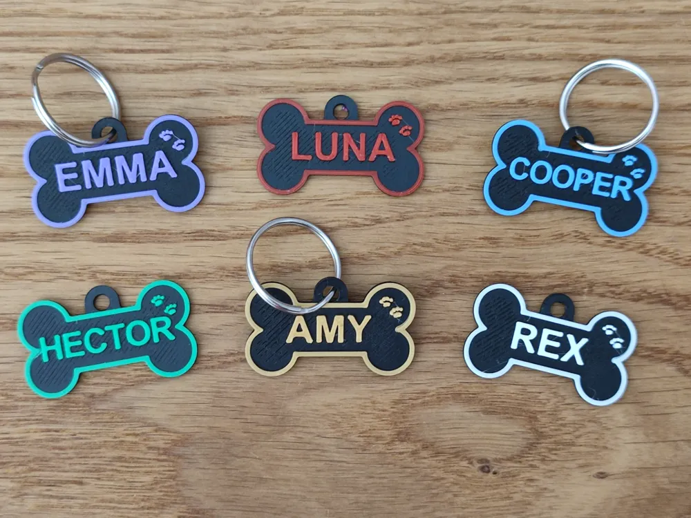 Collar para perros con nombre personalizado